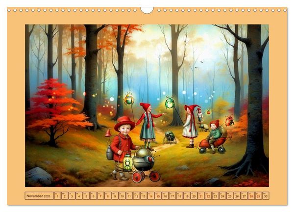 Produktbild: Die rollenden K&auml;fer von Krabblingerode (Wandkalender 2026 DIN A3 quer), CALVENDO Monatskalender