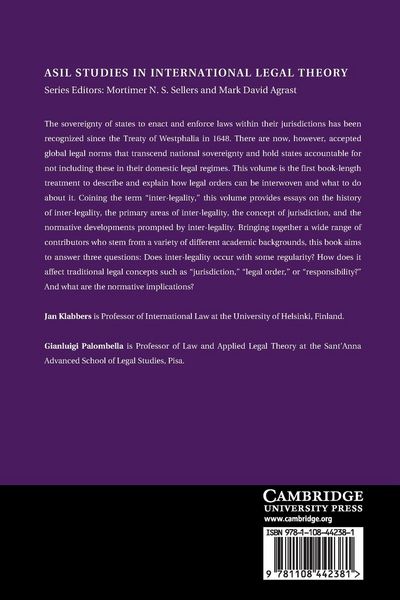 Produktbild: The Challenge of Inter-Legality