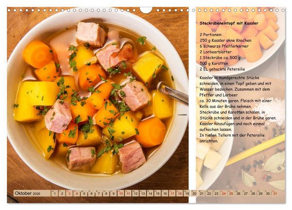 Produktbild: Low Carb 2.0 - Leichte Rezepte zum Selberkochen (Wandkalender 2026 DIN A3 quer), CALVENDO Monatskalender