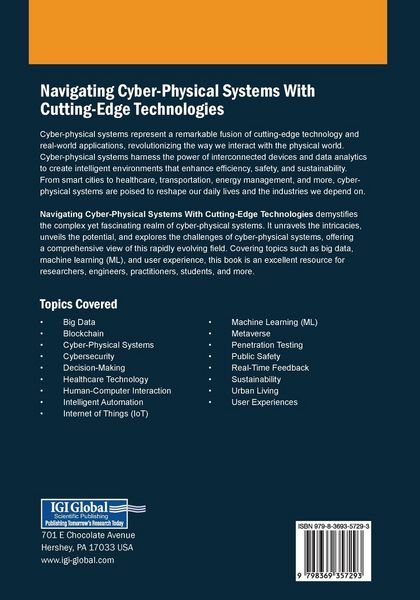 Produktbild: Navigating Cyber-Physical Systems With Cutting-Edge Technologies