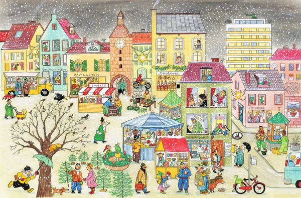 Produktbild: Winter-Wimmelbuch
