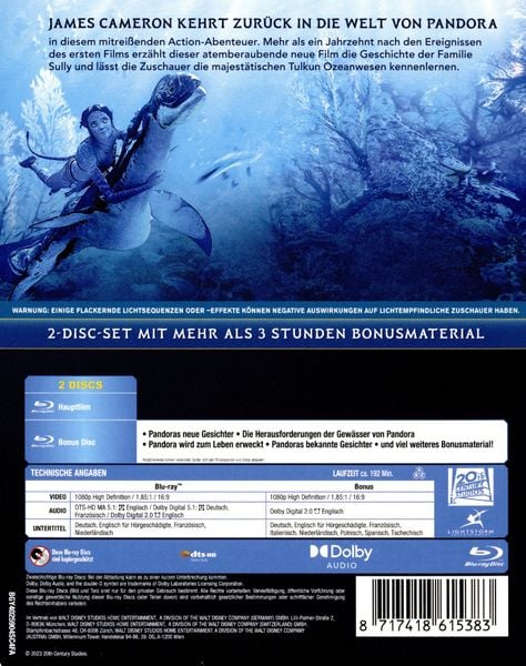 Produktbild: Avatar - The Way of Water (+ Bonus-Blu-ray)