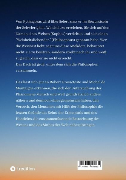 Produktbild: Robert Grosseteste und Michel de Montaigne