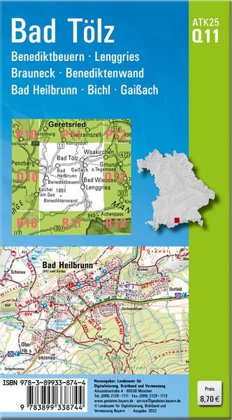 Produktbild: Bad T&ouml;lz 1:25 000