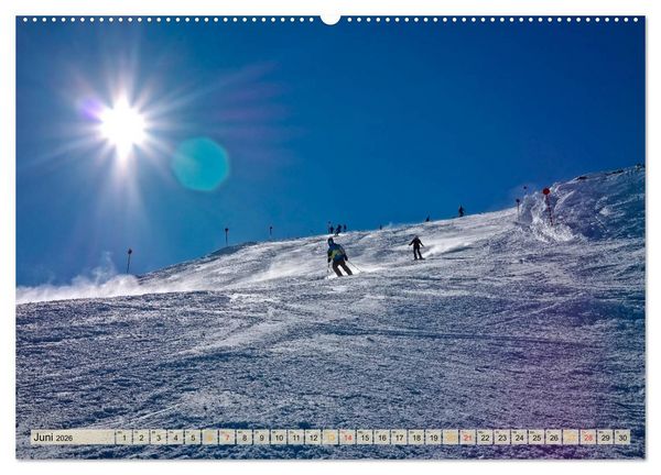 Produktbild: Skifahren - so sch&ouml;n (Wandkalender 2026 DIN A2 quer), CALVENDO Monatskalender