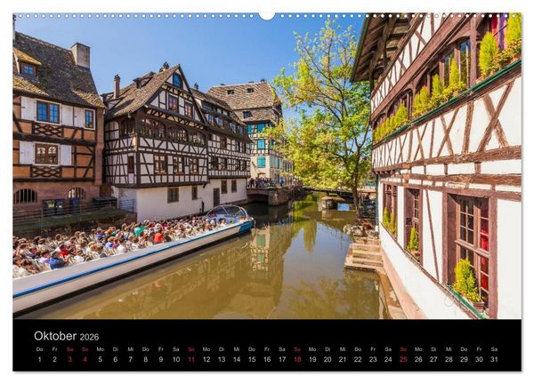 Produktbild: Stra&szlig;burg Impressionen (hochwertiger Premium Wandkalender 2026 DIN A2 quer), Kunstdruck in Hochglanz