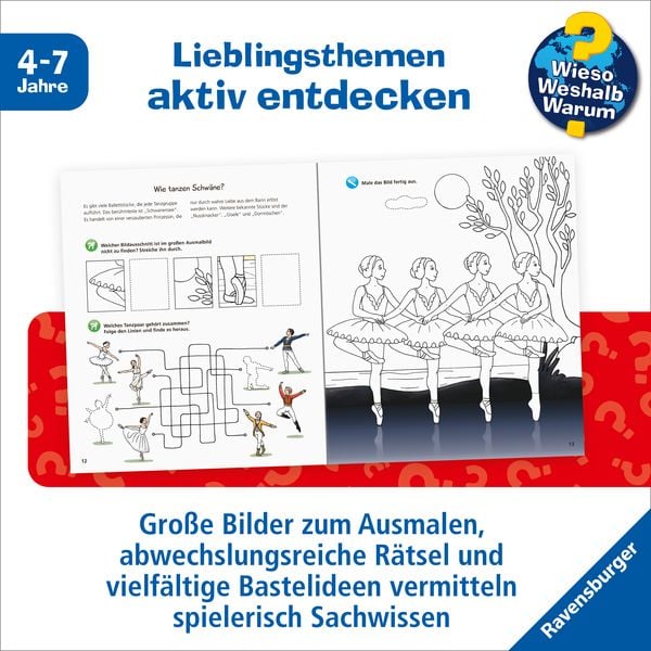 Produktbild: Wieso? Weshalb? Warum? aktiv-Heft - Ballett