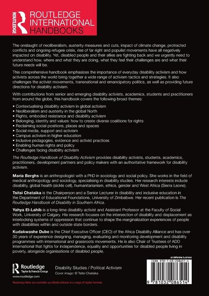 Produktbild: The Routledge Handbook of Disability Activism