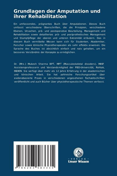 Produktbild: Grundlagen der Amputation und ihrer Rehabilitation