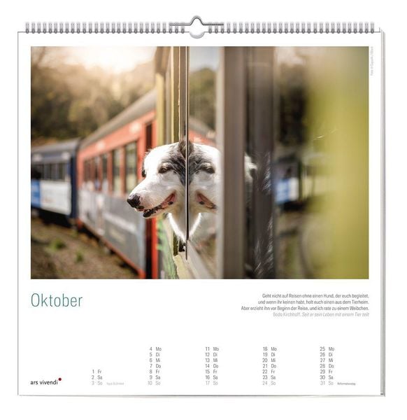 Produktbild: Der gro&szlig;e literarische Hunde Kalender 2027