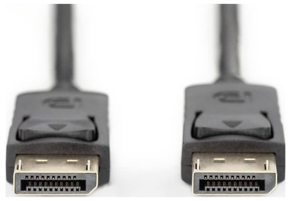 Produktbild: Digitus DisplayPort Anschlusskabel DisplayPort Stecker, DisplayPort Stecker 2.00 m Schwarz AK-340100-020-S DisplayPort-Kabel