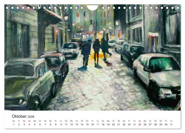 Produktbild: Berlin erlebt und gemalt - Ren&eacute;e K&ouml;nig (Wandkalender 2026 DIN A4 quer), CALVENDO Monatskalender