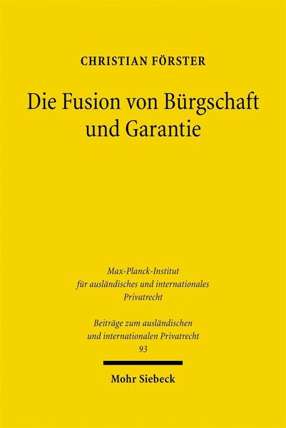Produktbild: Die Fusion von B&uuml;rgschaft und Garantie