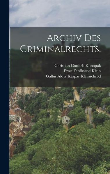 Produktbild: Archiv des Criminalrechts.