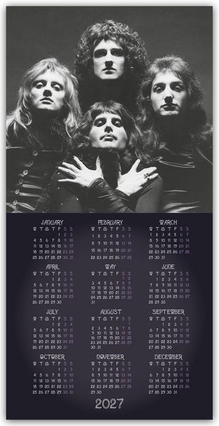 Produktbild: Queen &ndash; Collectors Edition 2027 &ndash; Wandkalender
