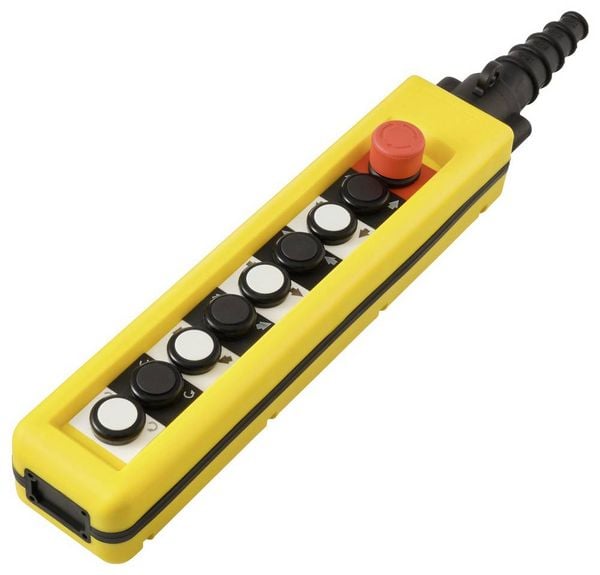 Produktbild: TRU COMPONENTS TC-13599188 TC-A8713 H&auml;ngetaster mit NOT-Aus-Schalter 1St.