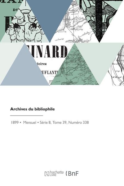 Produktbild: Archives du bibliophile