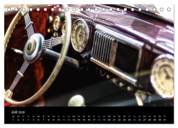 Produktbild: CLASSIC COCKPITS - Funktionale Kunstwerke aus einer anderen Zeit (Tischkalender 2026 DIN A5 quer), CALVENDO Monatskalender