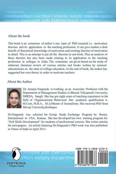 Produktbild: Motivation Theories and Teaching Profession in India