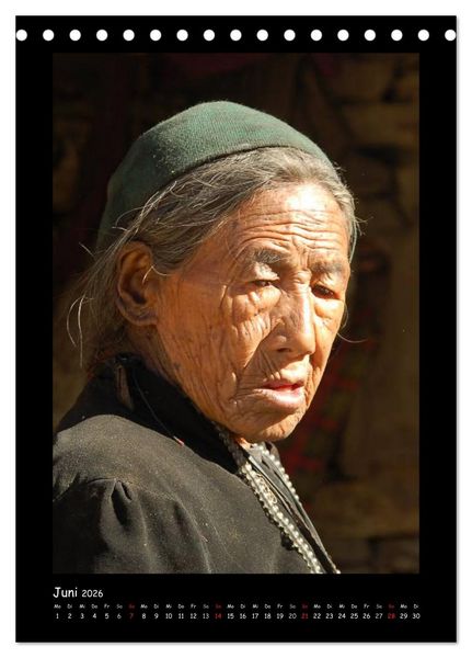 Produktbild: Nepal - Gesichter eines Landes (Tischkalender 2026 DIN A5 hoch), CALVENDO Monatskalender