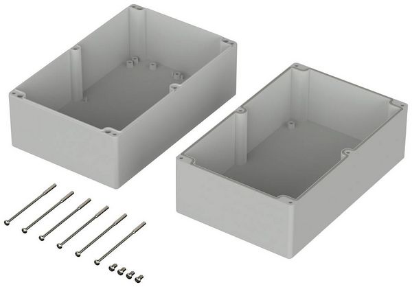 Produktbild: Bopla EUROMAS M 250 02250000 Industrie-Geh&auml;use 250 x 160 x 150 Polycarbonat Lichtgrau (RAL 7035) 1 St.