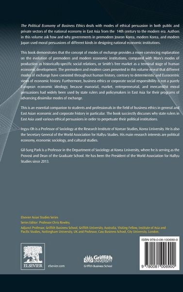 Produktbild: The Political Economy of Business Ethics in East Asia