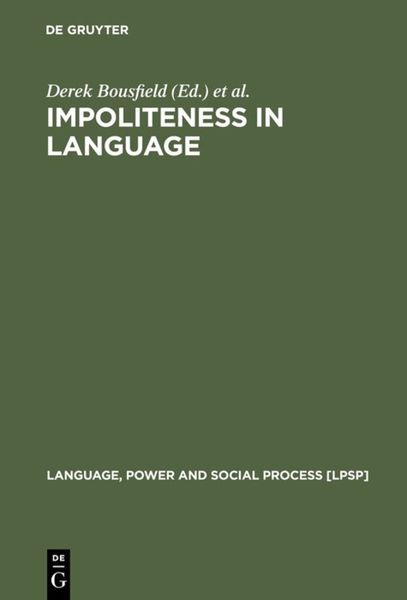 Produktbild: Impoliteness in Language