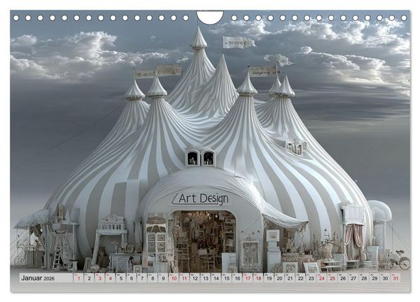 Produktbild: Ein Fl&uuml;stern hinter dem Wei&szlig; (Wandkalender 2026 DIN A4 quer), CALVENDO Monatskalender