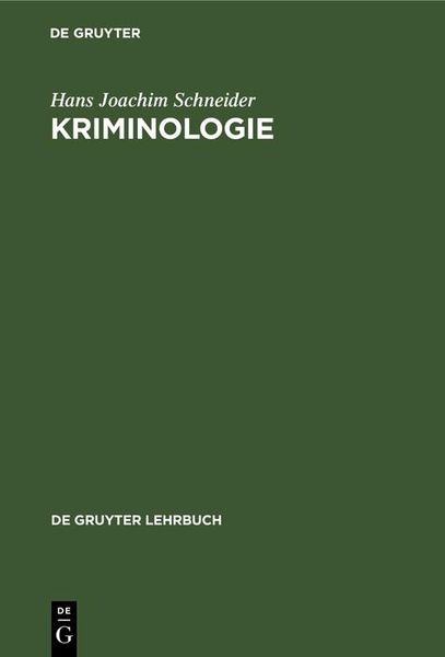Produktbild: Kriminologie