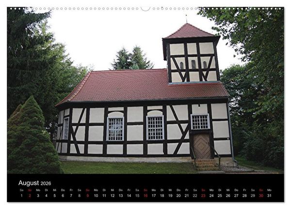 Produktbild: Evangelische Kirchen um Potsdam 2026 (hochwertiger Premium Wandkalender 2026 DIN A2 quer), Kunstdruck in Hochglanz