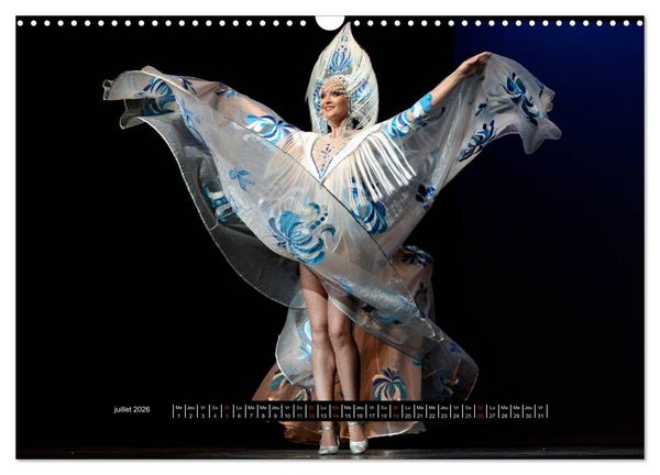 Produktbild: Danses de l'&acirc;me russe (Calendrier mural 2026 DIN A3 vertical), CALVENDO calendrier mensuel