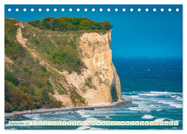 Produktbild: Insel R&uuml;gen - Malerische Kreidek&uuml;ste (Tischkalender 2027 DIN A5 quer), CALVENDO Monatskalender