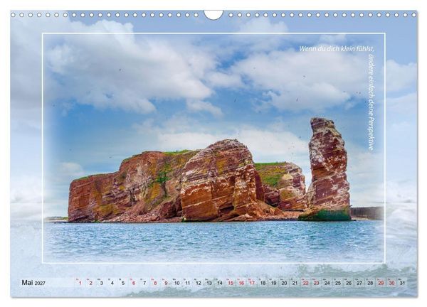 Produktbild: Insel Gedanken (Wandkalender 2027 DIN A3 quer), CALVENDO Monatskalender