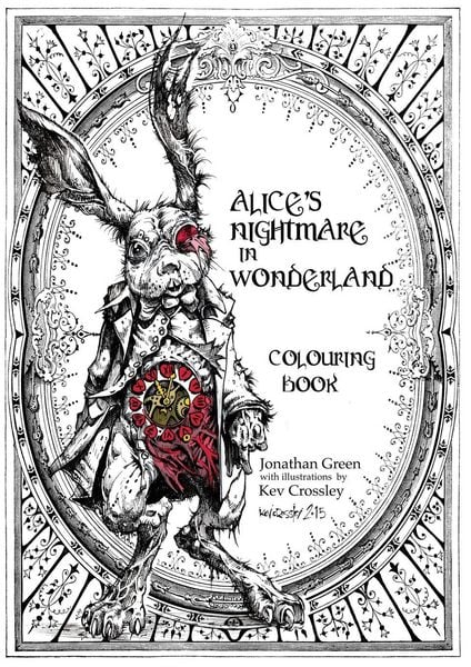 Produktbild: Alice's Nightmare in Wonderland Colouring Book
