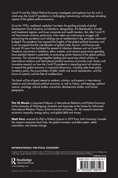 Produktbild: Covid-19 and the Global Political Economy