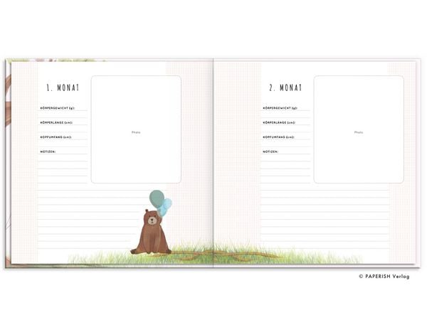 Produktbild: Babyalbum - UNSER ERSTES GEMEINSAMES JAHR (ros&eacute;)