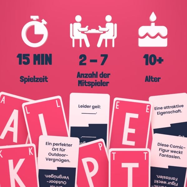 Produktbild: QuickStop - Das Buchstaben-Duell - Party-Edition