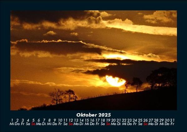 Produktbild: Sonnenuntergang 2025 Fotokalender DIN A5