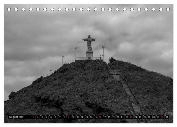 Produktbild: Stille Momente in Schwarz-Weiss (Tischkalender 2026 DIN A5 quer), CALVENDO Monatskalender
