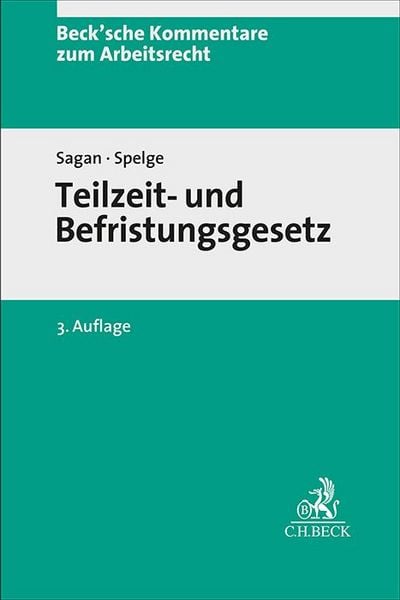 Produktbild: Teilzeit- und Befristungsgesetz. TzBfG