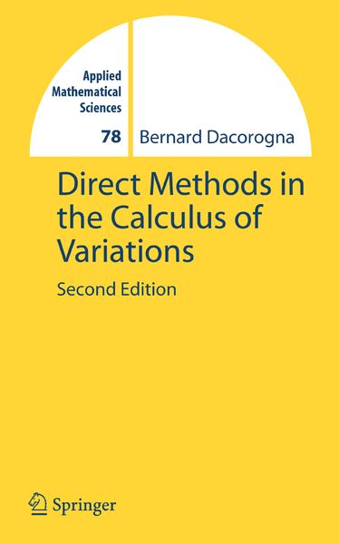 Produktbild: Direct Methods in the Calculus of Variations
