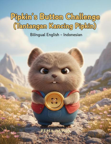 Produktbild: Pipkin's Button Challenge - Tantangan Kancing Pipkin - A Bilingual Story for Kids: Learning to Dress Independently (Life Skills, #1)