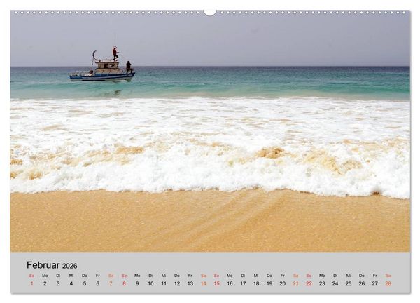 Produktbild: Boa Vista - Perle der Kapverden (hochwertiger Premium Wandkalender 2026 DIN A2 quer), Kunstdruck in Hochglanz