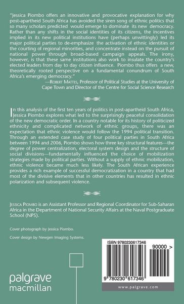 Produktbild: Institutions, Ethnicity, and Political Mobilization in South Africa