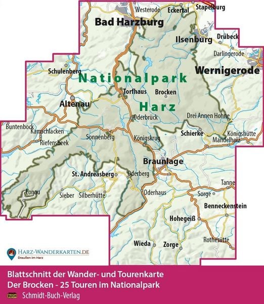 Produktbild: Der Brocken 1 : 30 000