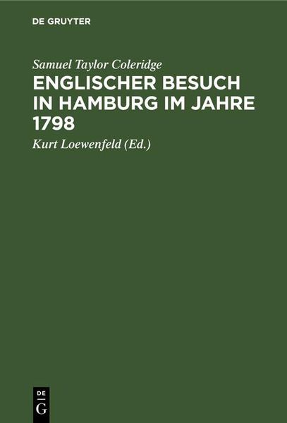 Produktbild: Englischer Besuch in Hamburg im Jahre 1798