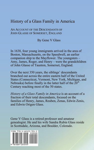 Produktbild: History of a Glass Family in America (HC)