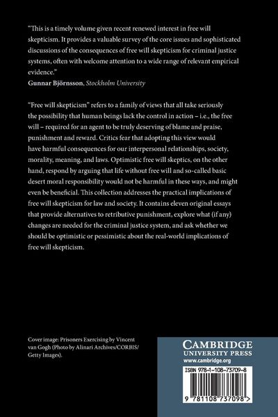 Produktbild: Free Will Skepticism in Law and Society