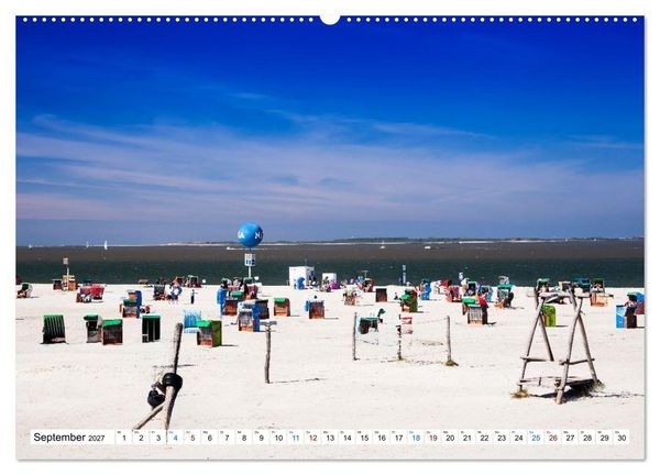 Produktbild: Die deutsche Nordseek&uuml;ste (hochwertiger Premium Wandkalender 2027 DIN A2 quer), Kunstdruck in Hochglanz
