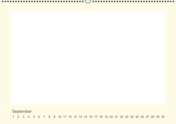 Produktbild: Immerw&auml;hrender Kalender zum selber Gestalten (Wandkalender immerw&auml;hrend DIN A3 quer)